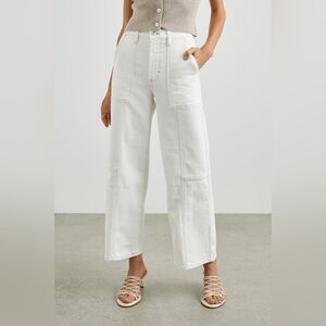 Nwt Rails Getty Crop Utility Wide Leg
Vintage Ecru Contrast Stitch 26